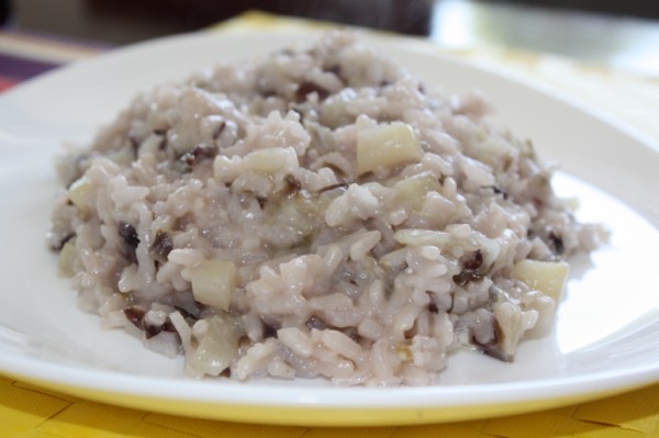 Risotto radicchio rosso e pera